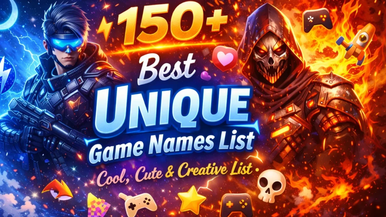 150+Best Unique Game Names