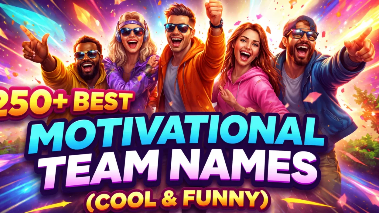 250+Best Motivational Team Names
