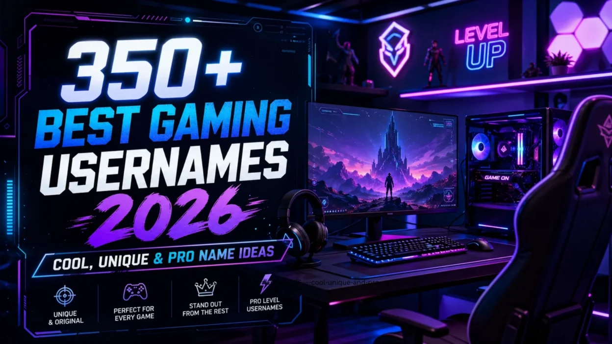 350+Best Gaming Usernames