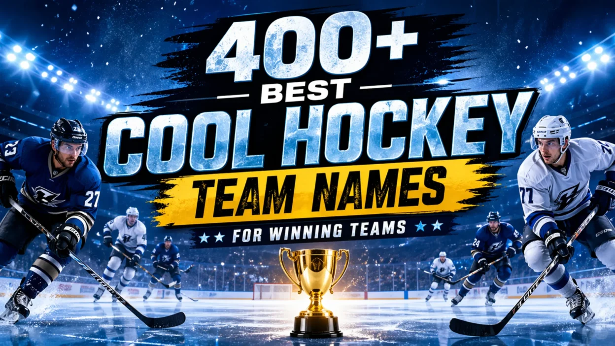 400+Best Cool Hockey Team Names