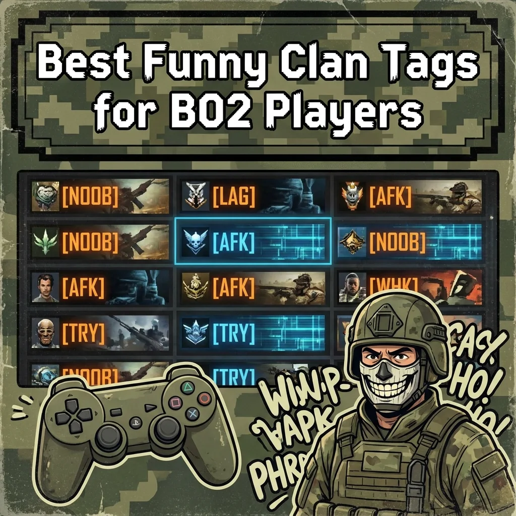 Best funny clan tags for BO2 players with creative and humorous Call of Duty tag ideas