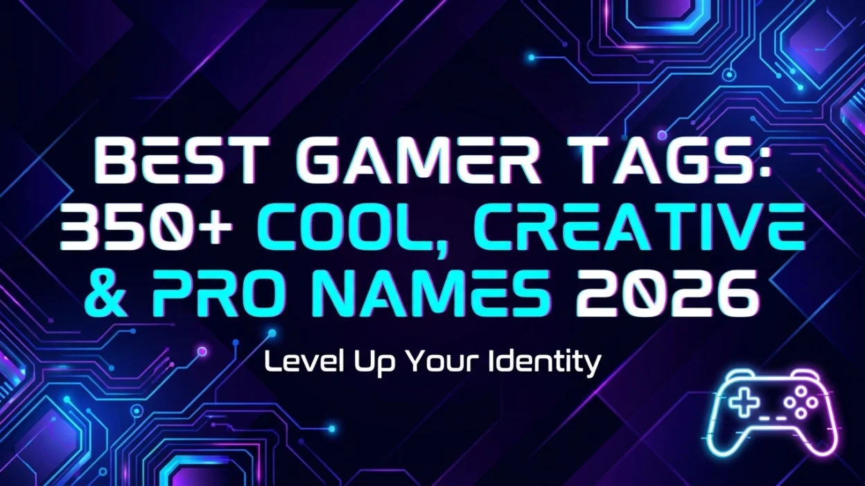 Best gamer tags with cool, creative, and pro gaming name ideas for 2026