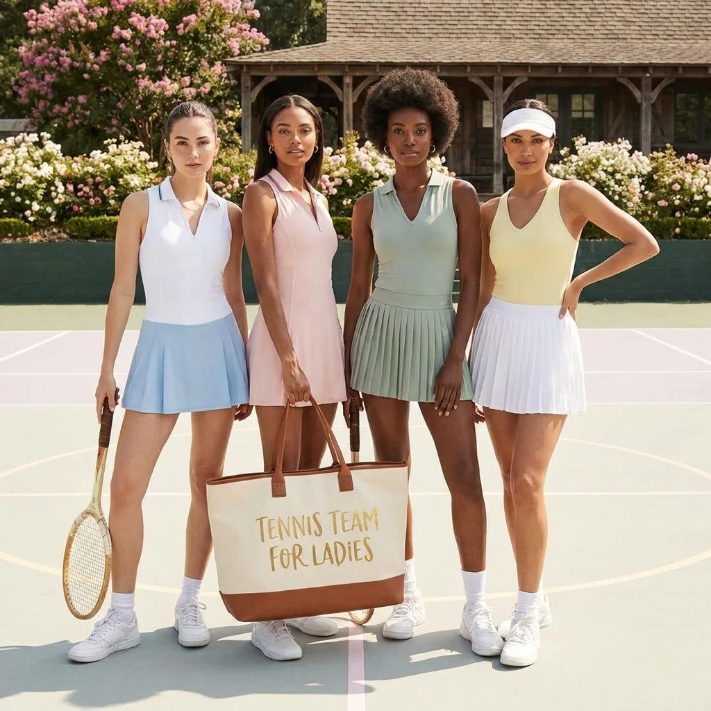 Tennis team names for ladies featuring fun, stylish, competitive, feminine, and creative tennis team name ideas