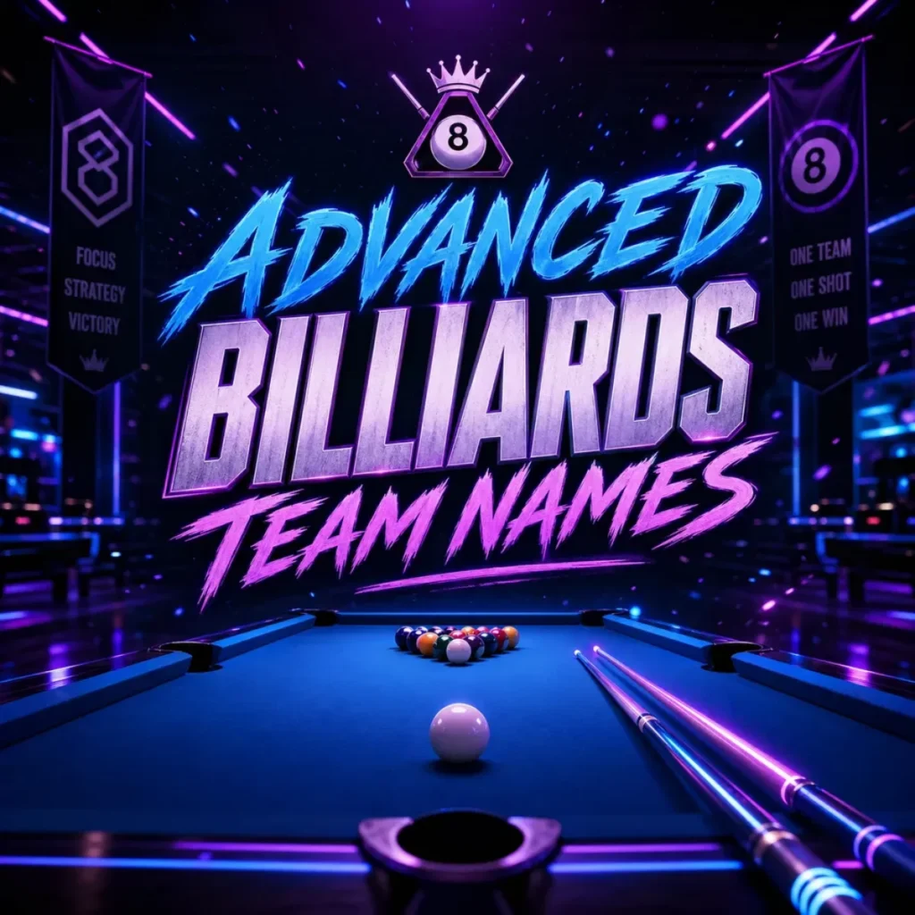 Advanced Billiards Team Names 