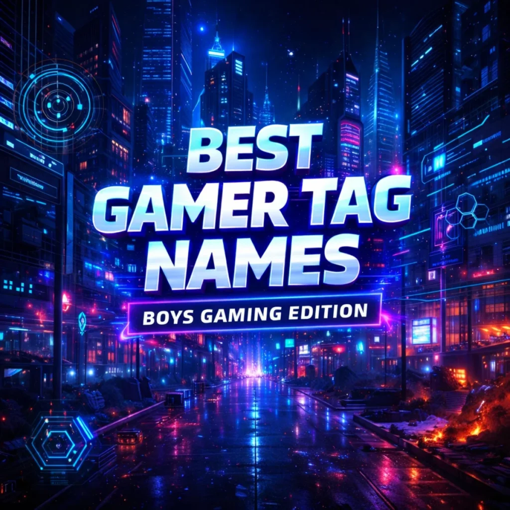 Best Gamer Tag Names for Boys (Cool Style)