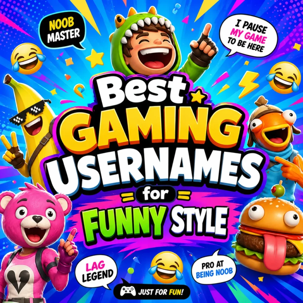Best Gaming Usernames for Funny Style