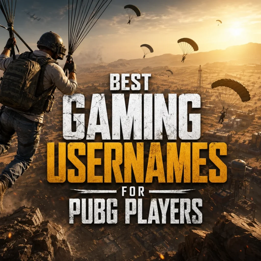 Best Gaming Usernames for PUBG Players
