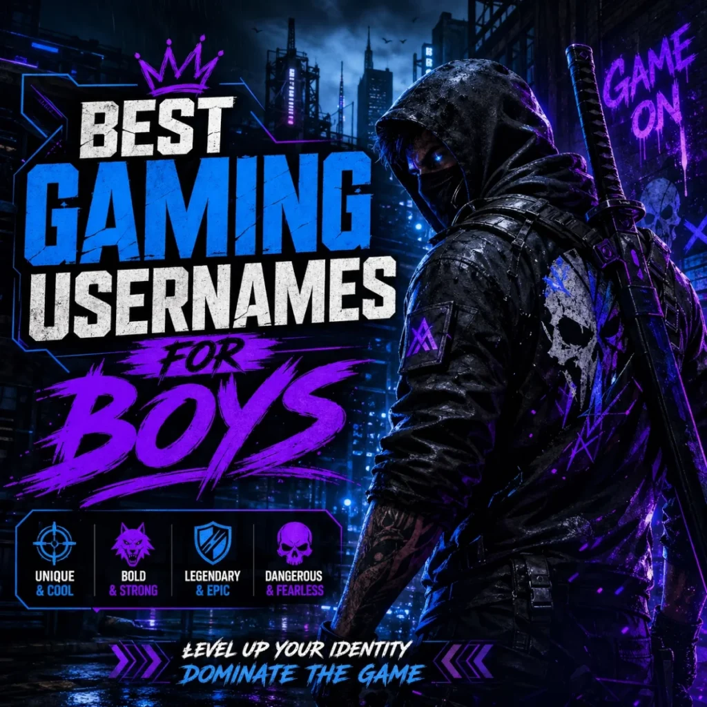 Best Gaming Usernames for Boys