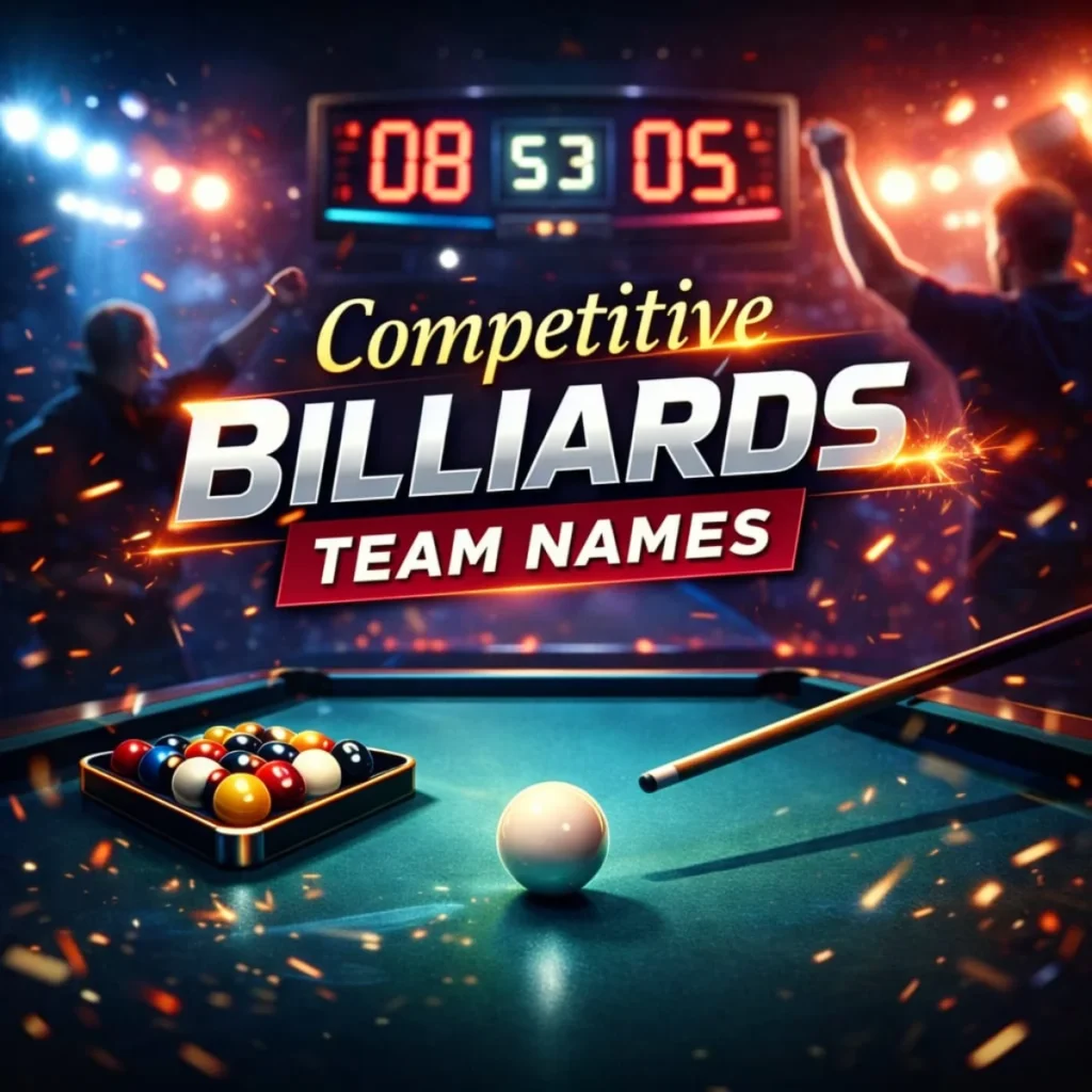 Competitive Billiards Team Names