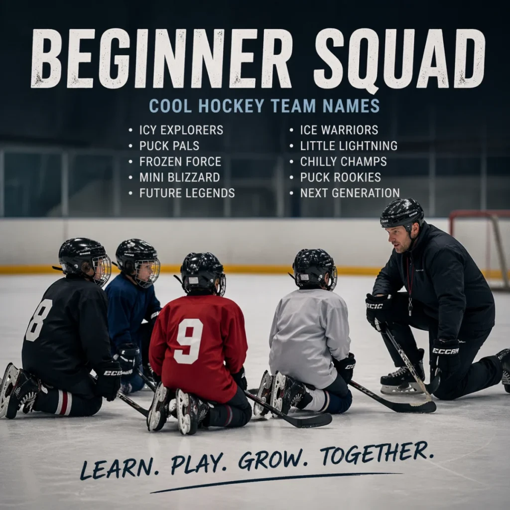 Cool Hockey Team Names Beginner Squad
