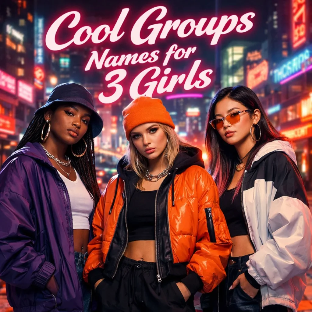 Cool Groups Names for 3 Girls