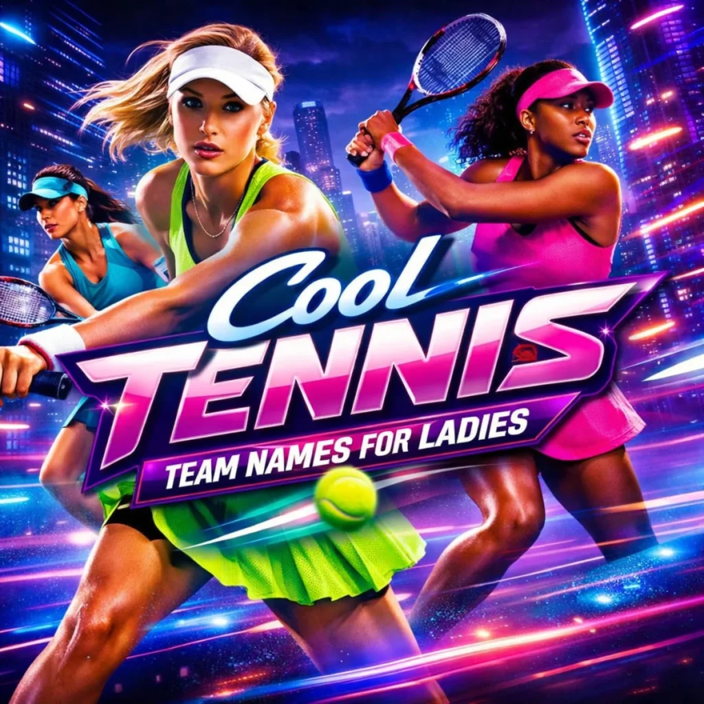  Tennis Team Names for Ladies – Cool 