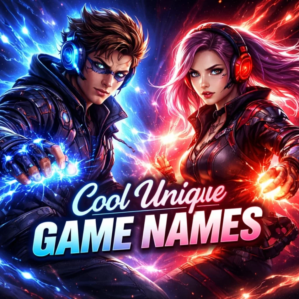 🔥Cool Unique Game Names 