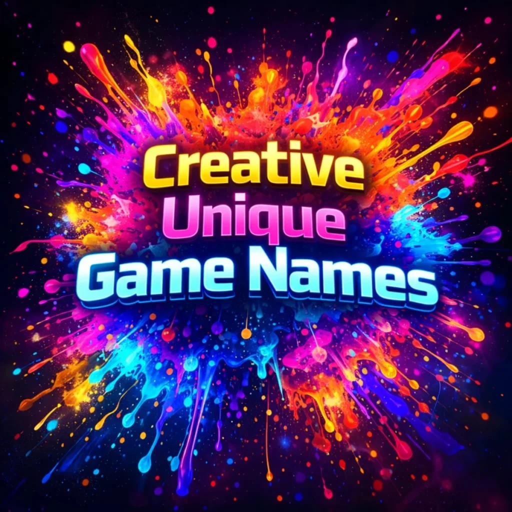Creative Unique Game Names