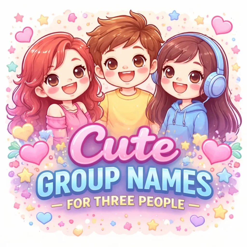 Cute Group Names for Three People