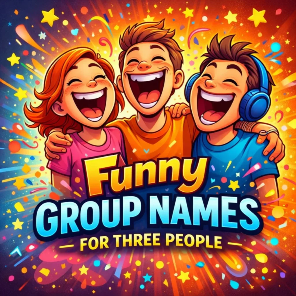 Funny Group Names for Three People
