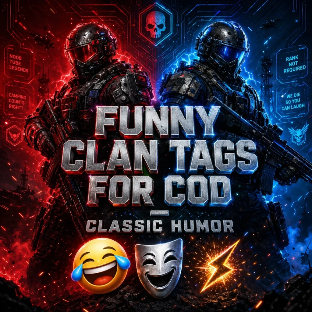  Funny Clan Tags for COD (Classic Humor)