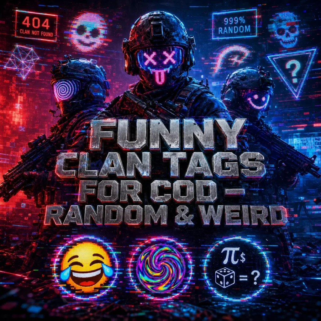 Funny Clan Tags for COD (Random & Weird)