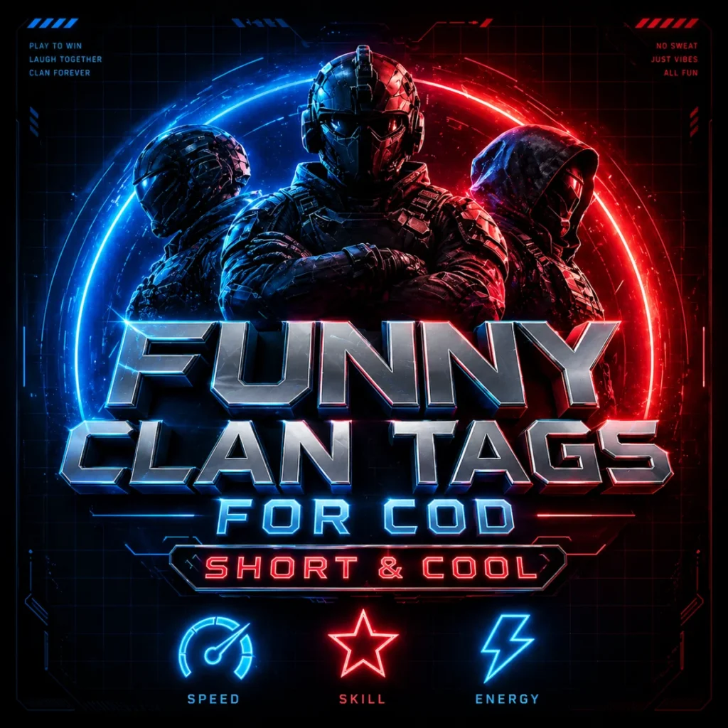 Funny Clan Tags for COD (Short & Cool)