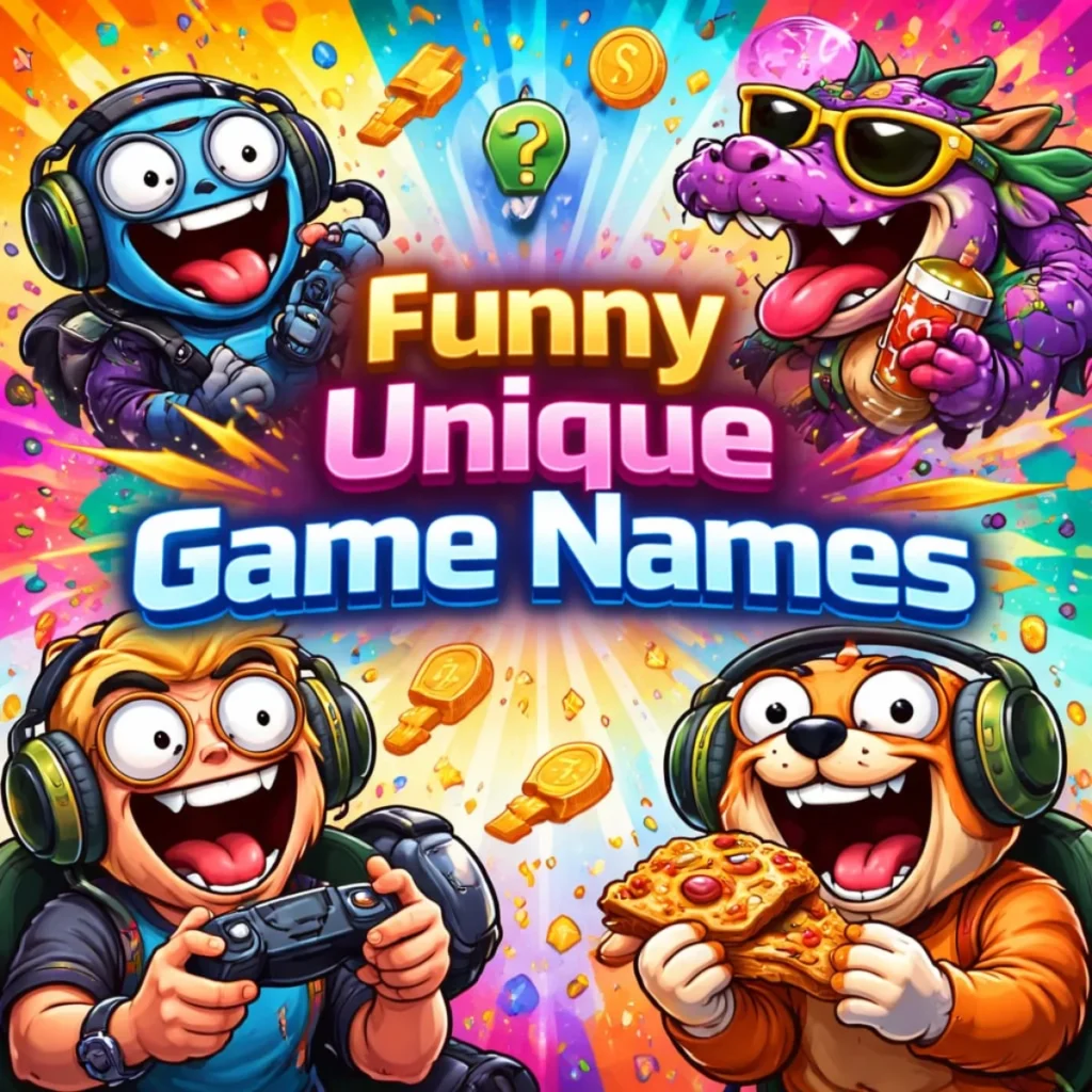 Funny Unique Game Names 