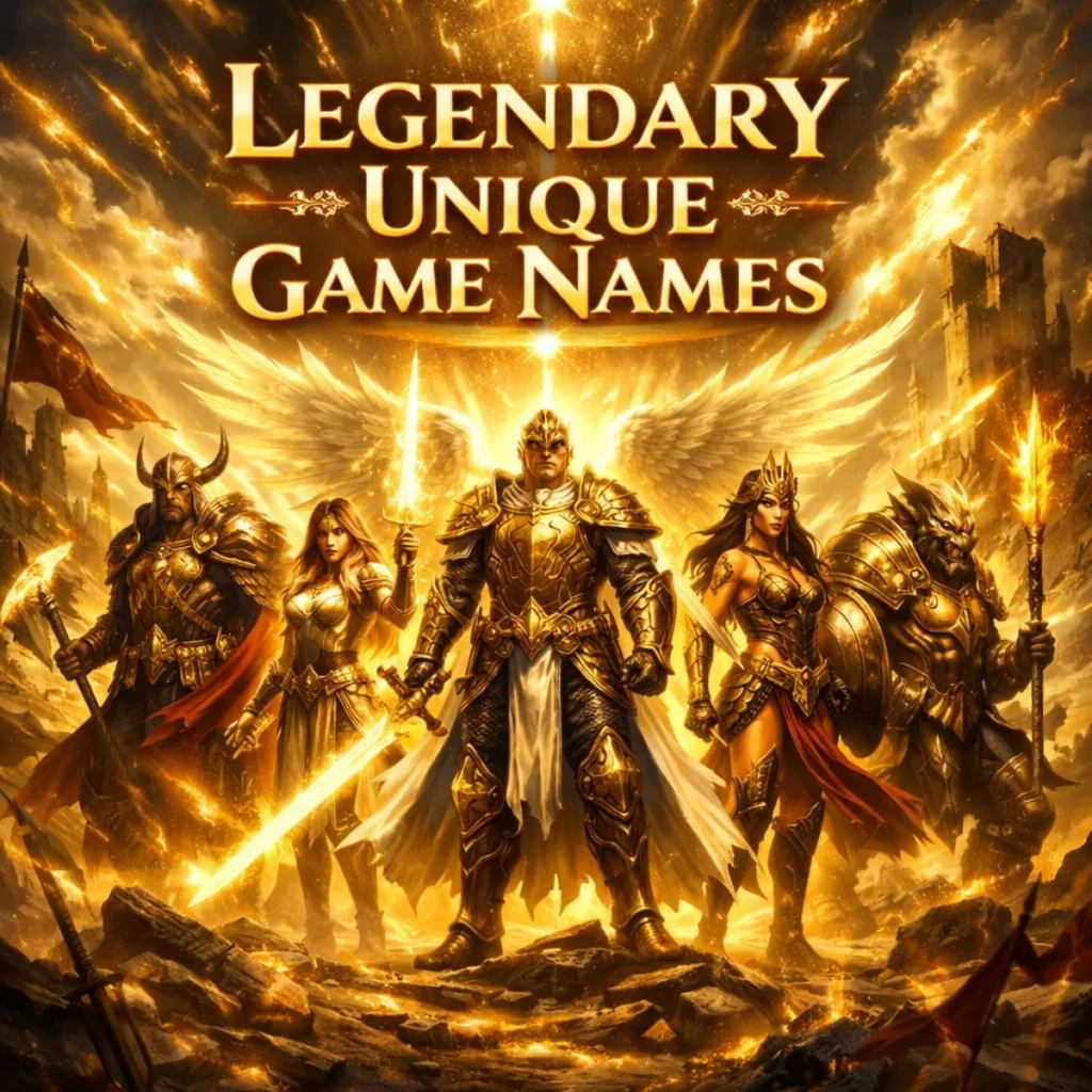 Legendary unique games names