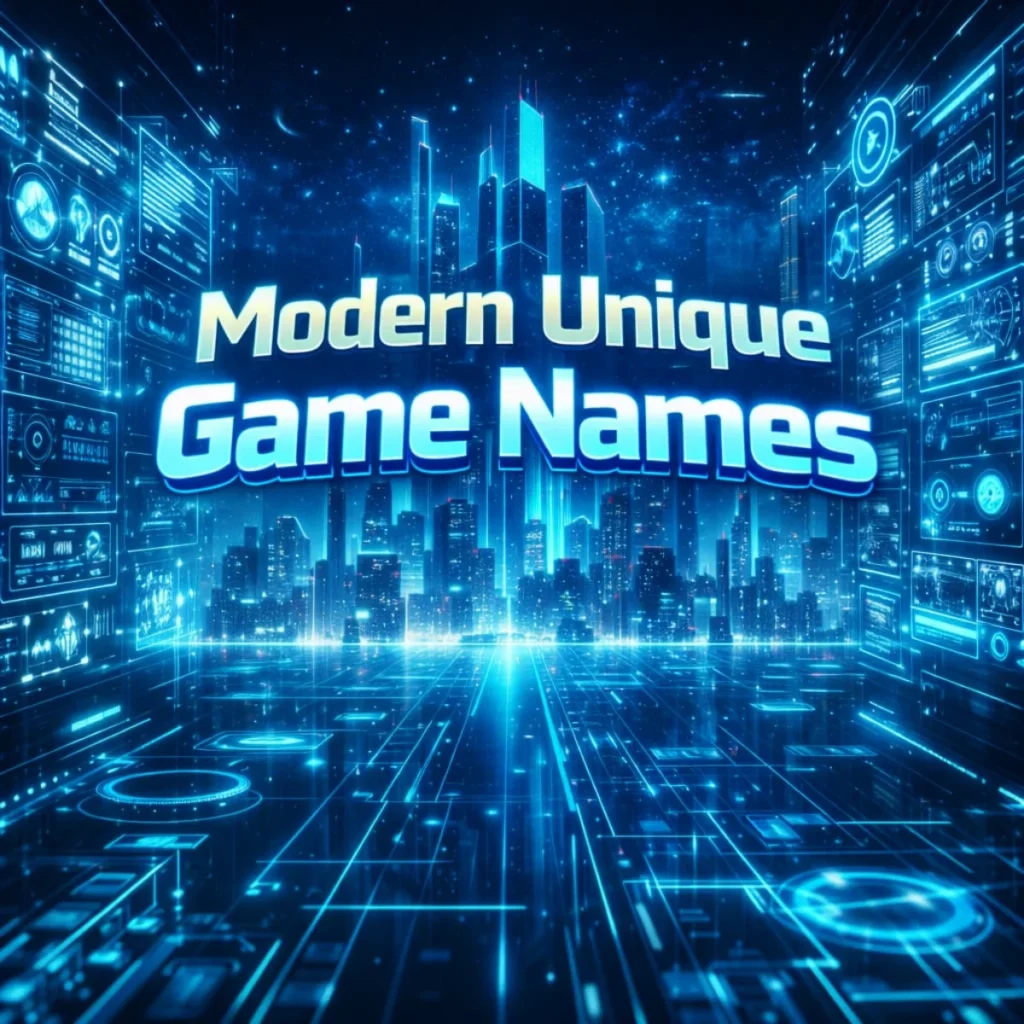 Modern Unique Game Names 