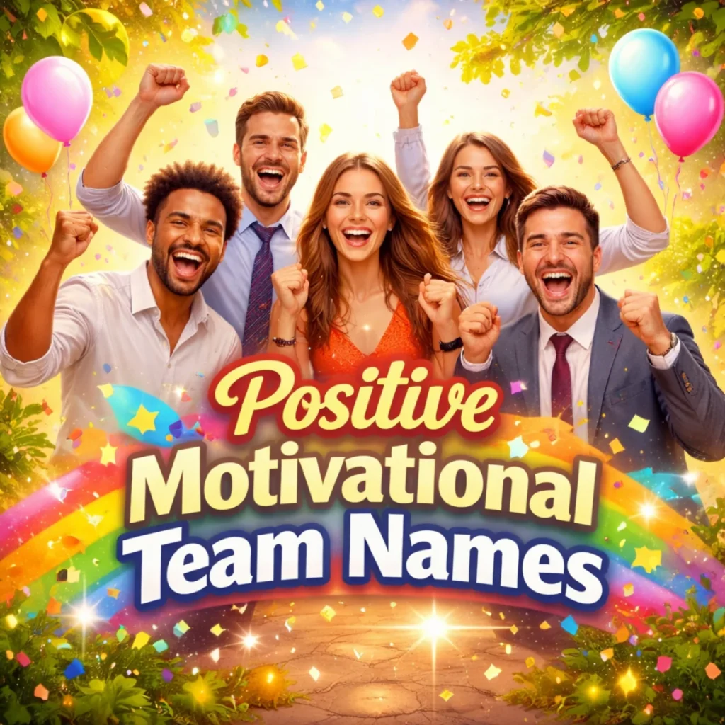 Positive Motivational Team Names 