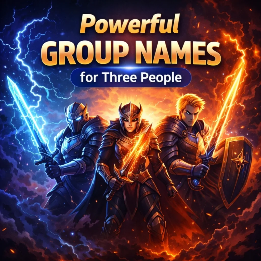 Powerful Group Names for Three People