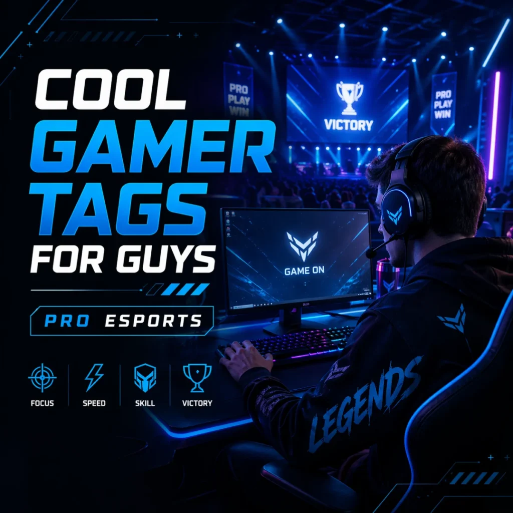  cool gamer tags for guys Pro Esports Names