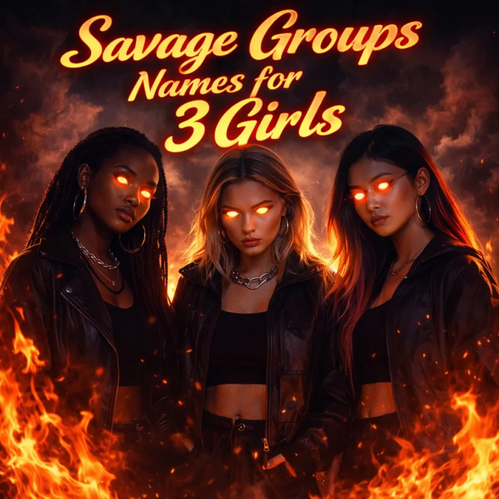 Savage Groups Names for 3 Girls 