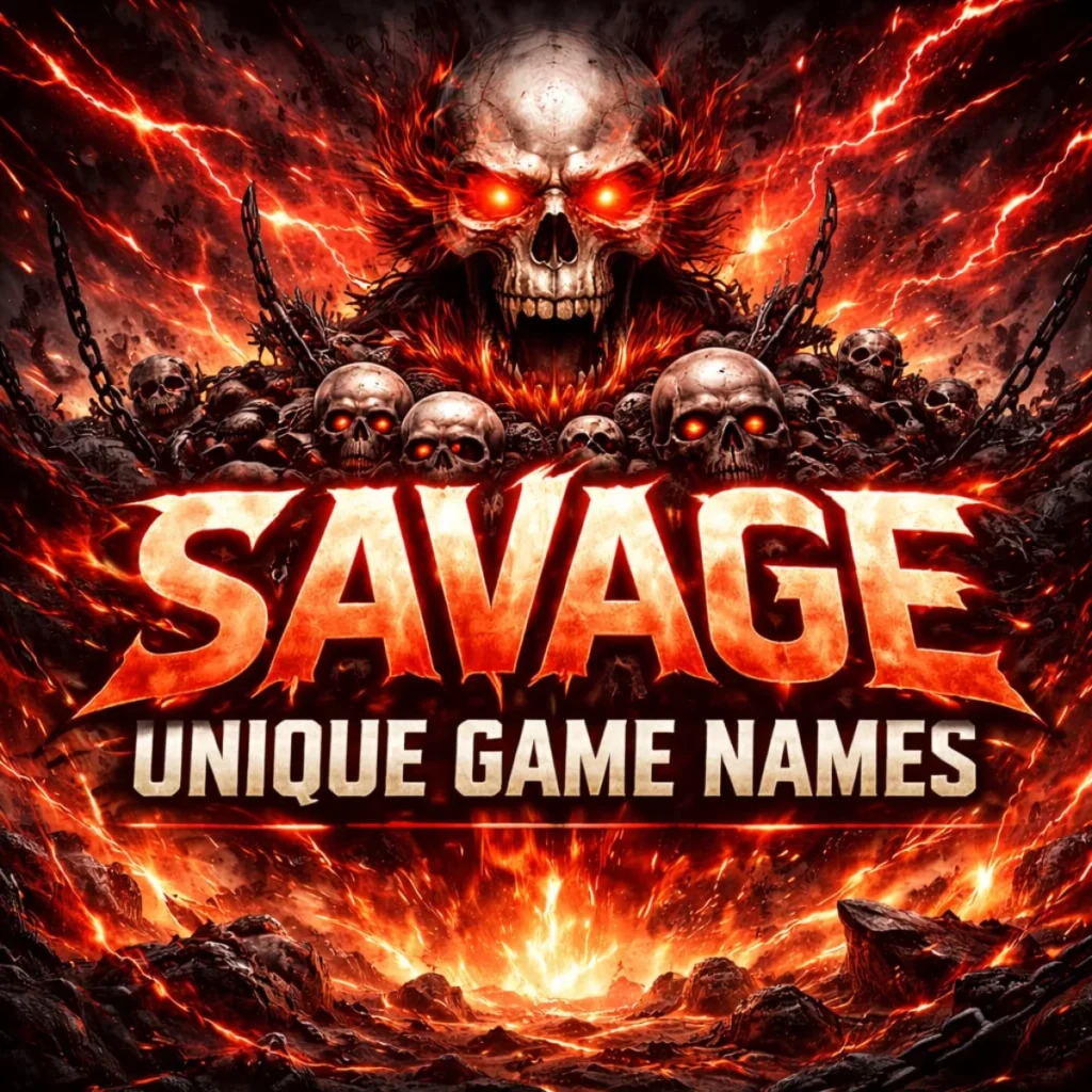 Savage Unique Game Names