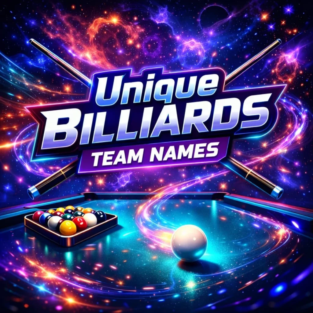  Unique Billiards Team Names