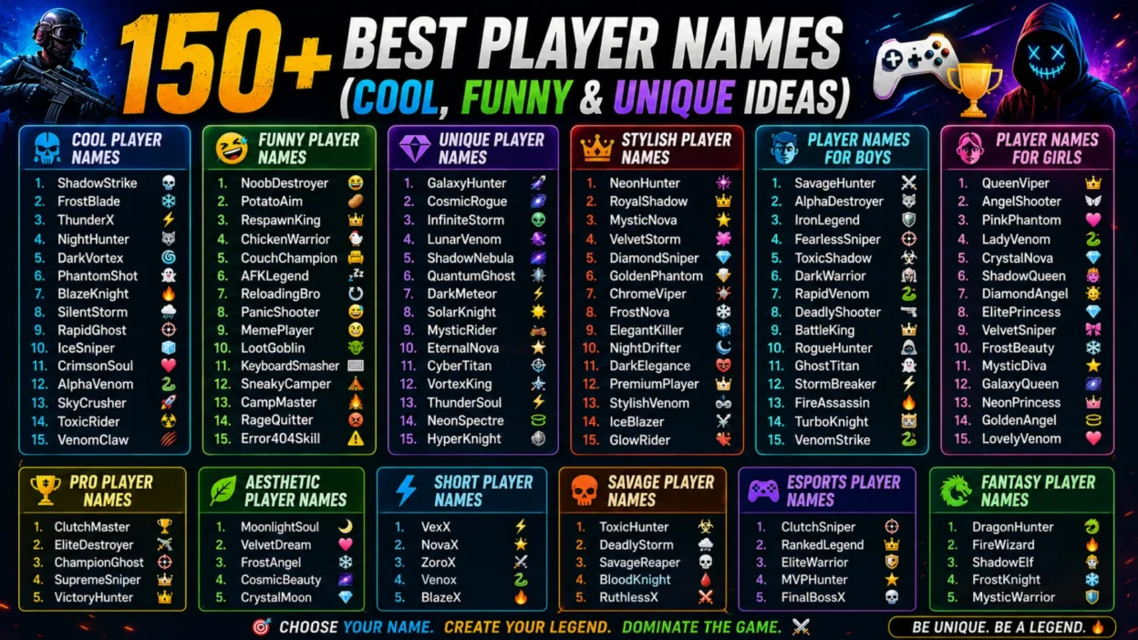 Player Names