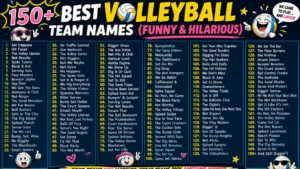 Volleyball Team Names funny