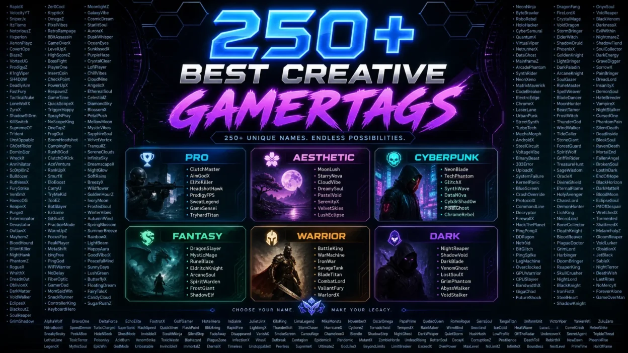 Creative Gamertags