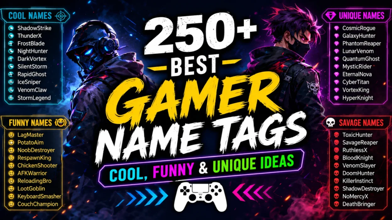 Gamer Name Tags
