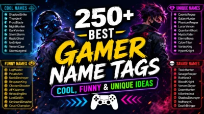 Gamer Name Tags