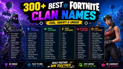Fortnite Clan Names
