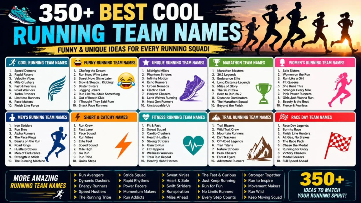 Cool Running Team Names