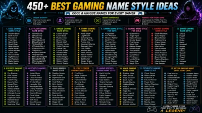 Gaming Name Style Ideas