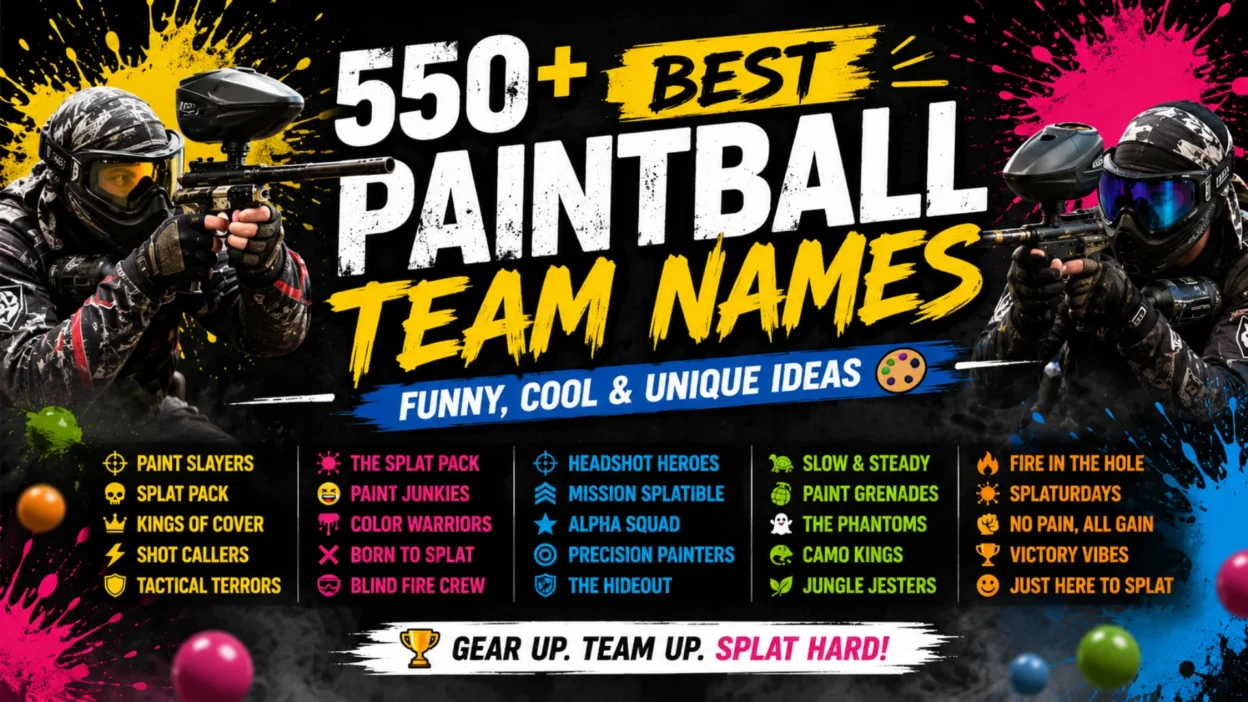 Paintball Team Names