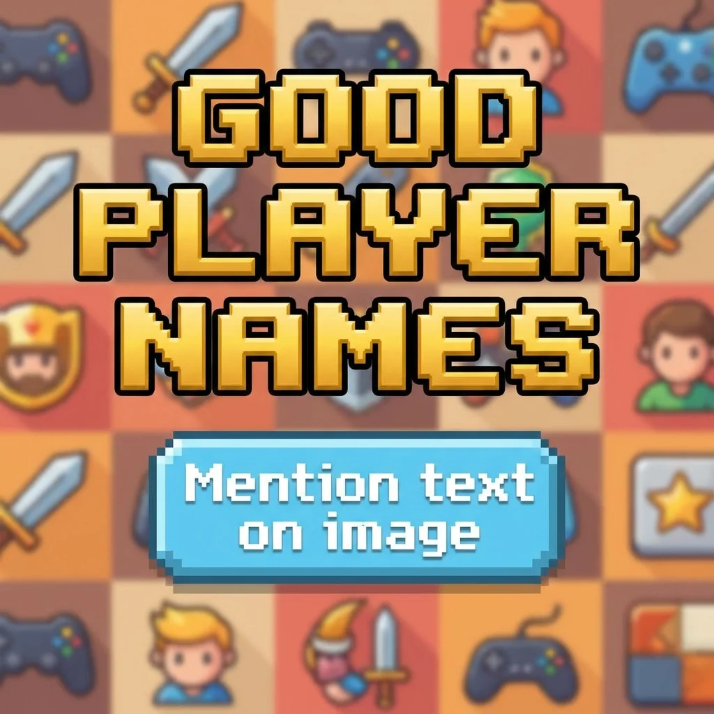 Good player names with cool, unique, and creative ideas for gamers