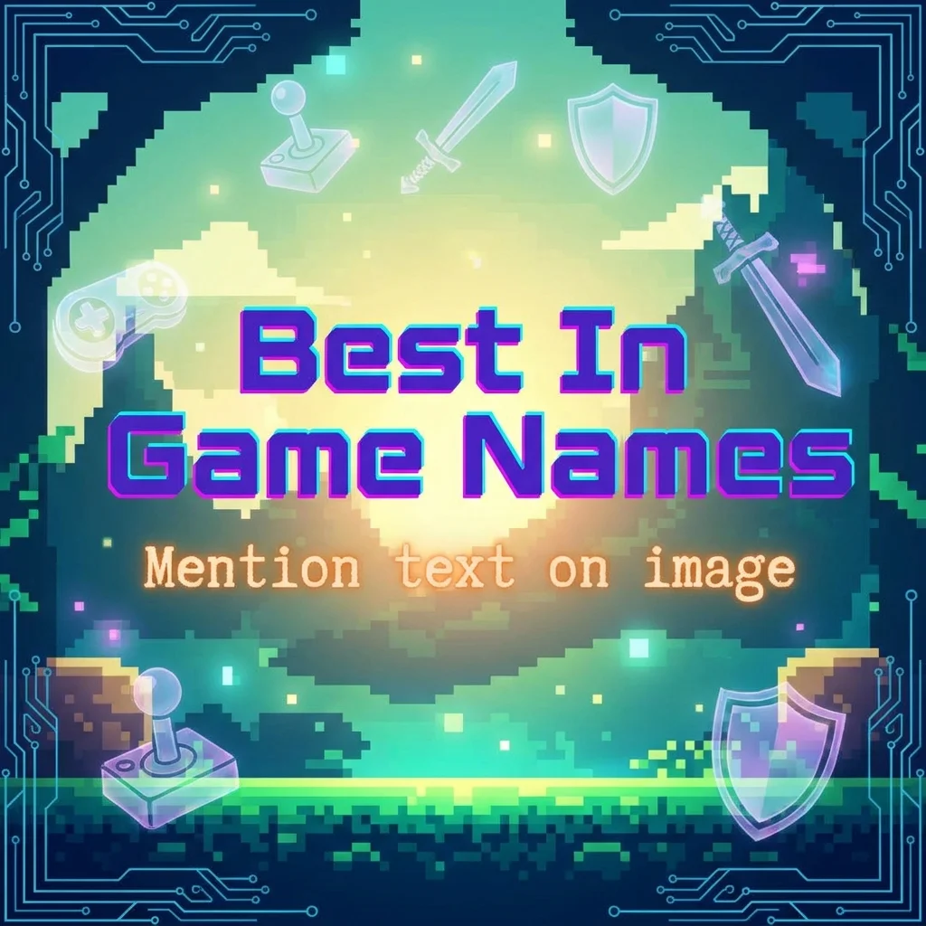 Best in game names with cool, unique, and creative ideas for gamers