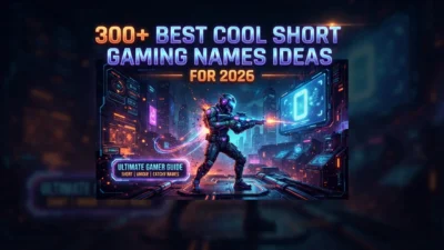 300+ cool short gaming names with unique, stylish, and competitive ideas for 2026