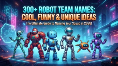300+ robot team names with cool, funny, unique, and creative ideas for 2026