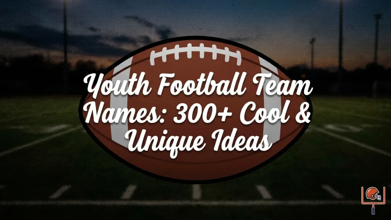 Youth football team names featuring 300+ cool, unique, fun, and creative ideas for young teams