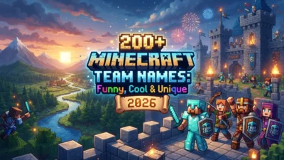 200+ Minecraft team names with funny, cool, unique, and creative ideas for 2026