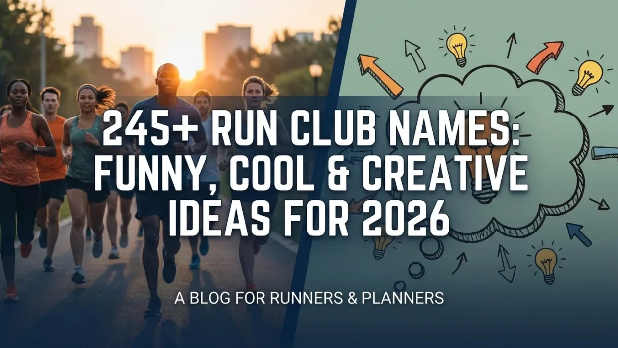 245+ run club names for 2026 featuring funny, cool, creative, and motivating running group ideas