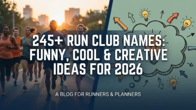 245+ run club names for 2026 featuring funny, cool, creative, and motivating running group ideas