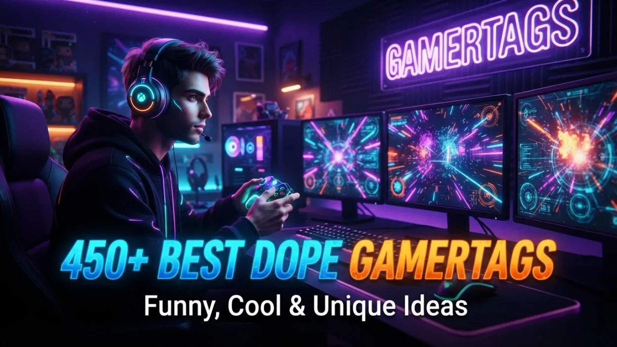 450+ dope gamertags with funny, cool, unique, and creative gaming name ideas